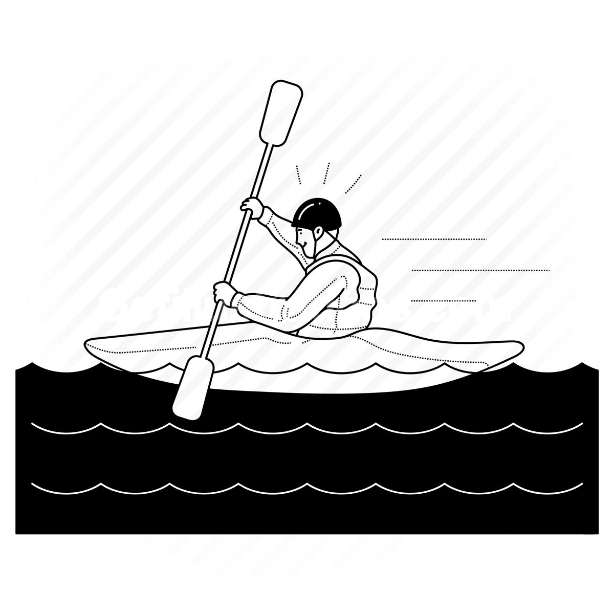 canoe, sailing, sail, boat, rowing, sport, outdoors, sea, ocean, lake